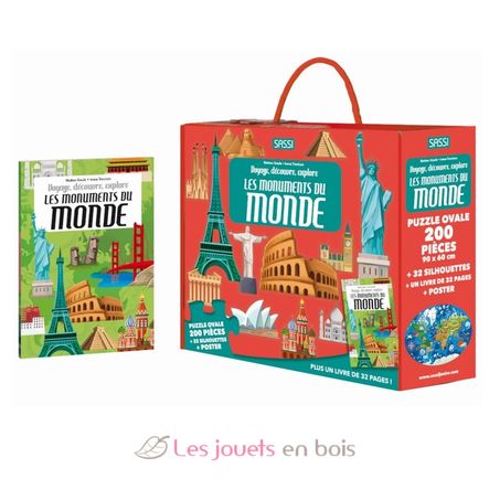 Voyage, découvre, explore - Monuments du monde SJ-8695 Sassi Junior 1