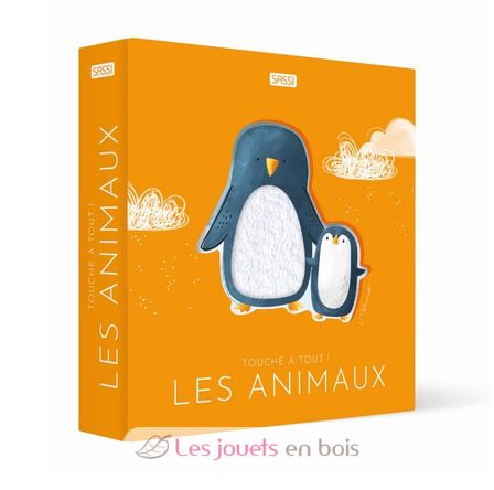 Livre Touche à tout - Les Animaux SJ-9708 Sassi Junior 1