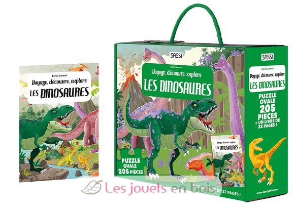 Voyage, découvre, explore - Les dinosaures SJ-7612 Sassi Junior 1