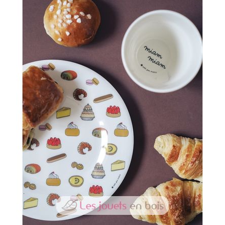 Assiette enfant avec pâtisseries 20 cm PJ-SB969T Petit Jour 4