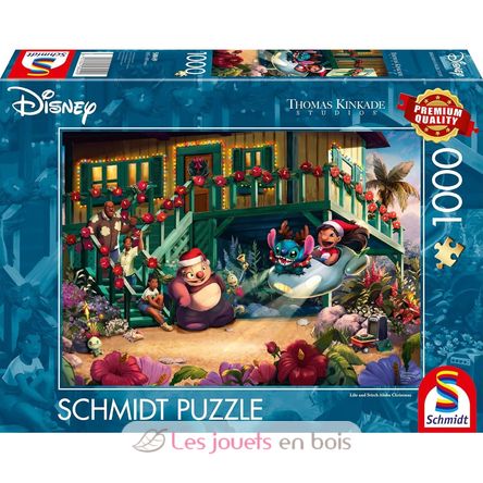 Puzzle Lilo et Stitch Aloha Christmas 1000 pcs S-58049 Schmidt Spiele 1