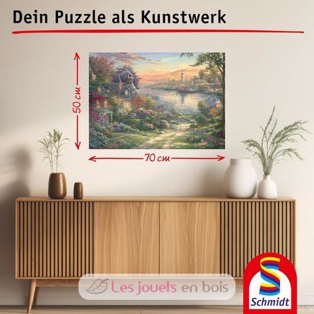 Puzzle Port Nouvelle-Angleterre 1000 pcs S-58785 Schmidt Spiele 3