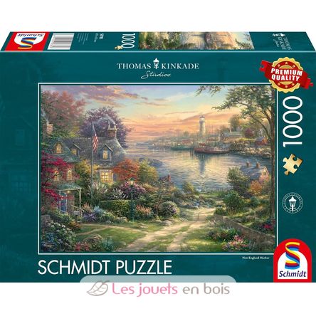 Puzzle Port Nouvelle-Angleterre 1000 pcs S-58785 Schmidt Spiele 1