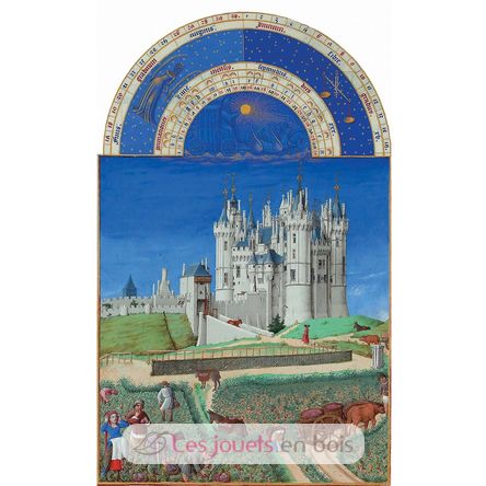 Septembre des Frères de Limbourg A1366-80 Puzzle Michèle Wilson 4