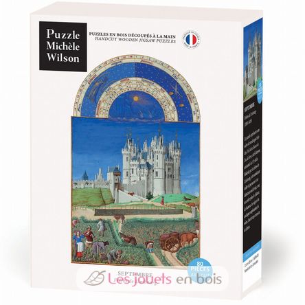 Septembre des Frères de Limbourg A1366-80 Puzzle Michèle Wilson 1