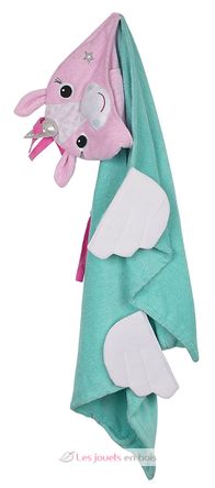 ZOOCCHINI - Serviette de bain à capuchon en tissu éponge de neige pour bébé  tout-petit - Serviette de bain - Béatrice le lapin 