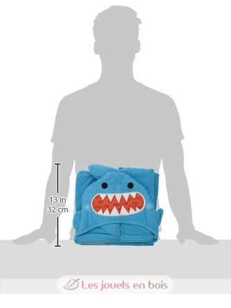 Serviette de bain enfant - Sherman le requin ZOO-122-001-009 Zoocchini 2