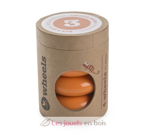 Mini Flip - Set de 4 roues - Orange WBD-5139 Wishbone Design Studio 1