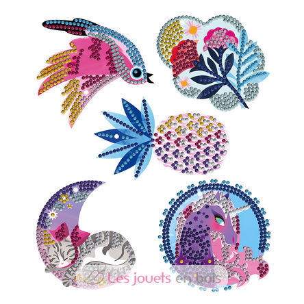 Set créatif Pixel Art Strass Jolies Décos J07821 Janod 3