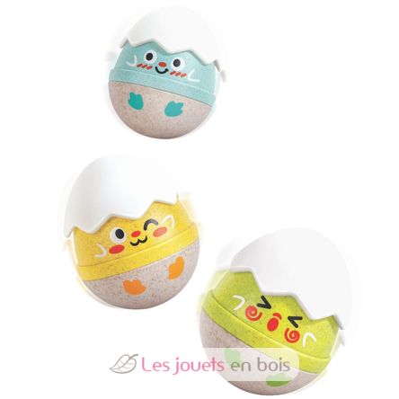 Set de 3 hochets poussins HA-E0124 Hape Toys 1