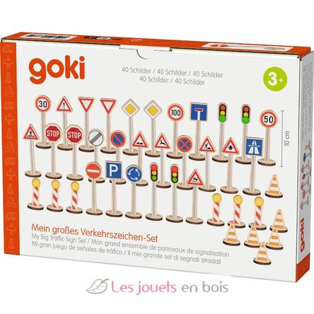 Set de 40 panneaux de signalisation GK53761 Goki 2