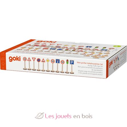 Set de 40 panneaux de signalisation GK53761 Goki 5