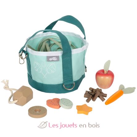 Set de fourrage pour chevaux avec sac LE12796 Small Foot company 1