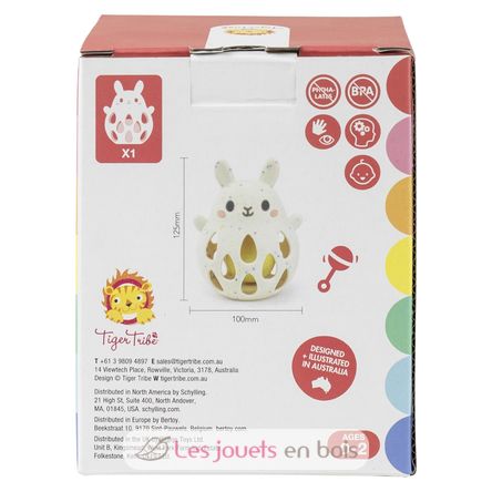 Hochet lapin en silicone TT1-1017 Tiger Tribe 5