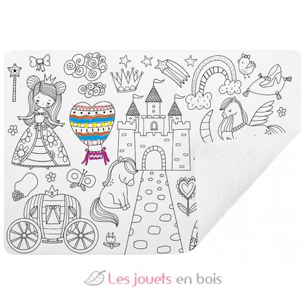 Set de table à colorier Princesses UL7144 Ulysse 1