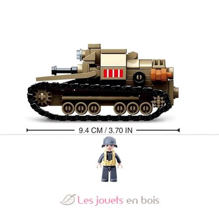 Army WWII - Petit char d'assaut italien SL-M38-B0709 Sluban 5