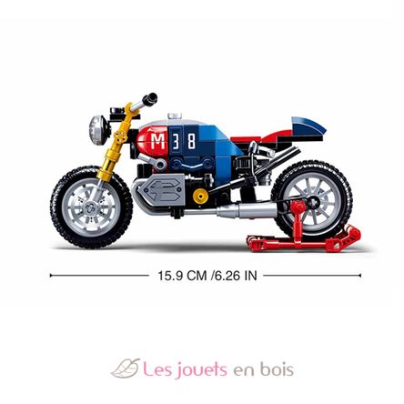 Model Bricks - Moto Café Racer SL-M38-B0958 Sluban 5