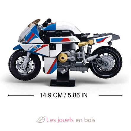 Model Bricks - Moto de course SL-M38-B1129 Sluban 4