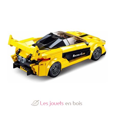 Model Bricks - Super voiture anglaise jaune SL-M38-B0956 Sluban 3