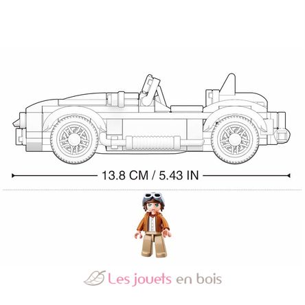Model Bricks - Voiture de sport classique SL-M38-B0706A Sluban 4