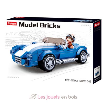 Model Bricks - Voiture de sport classique SL-M38-B0706A Sluban 1
