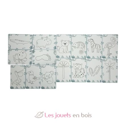 Livre de coloriage LCD motifs Safari LE12904 Small Foot company 8