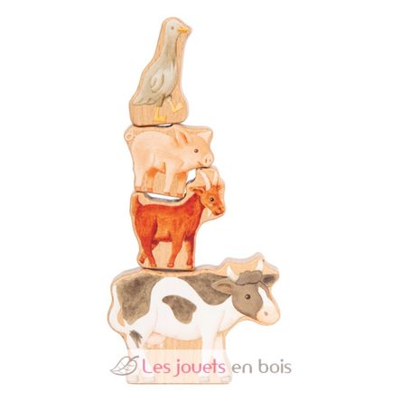 Blocs de construction en bois Ferme LE12905 Small Foot company 8