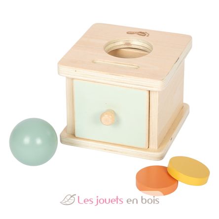 Boîte à enficher avec boule Montessori LE12930 Small Foot company 1