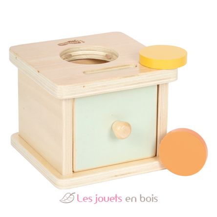 Boîte à enficher avec boule Montessori LE12930 Small Foot company 4