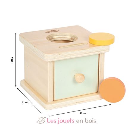 Boîte à enficher avec boule Montessori LE12930 Small Foot company 7