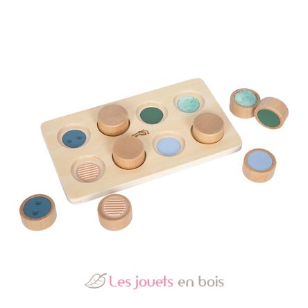 Jeu de mémo tactile Montessori LE12931 Small Foot company 3