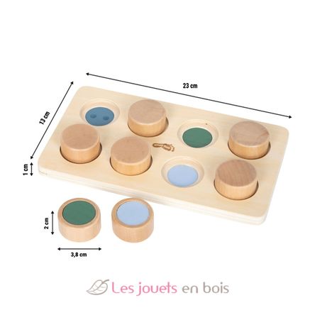 Jeu de mémo tactile Montessori LE12931 Small Foot company 8