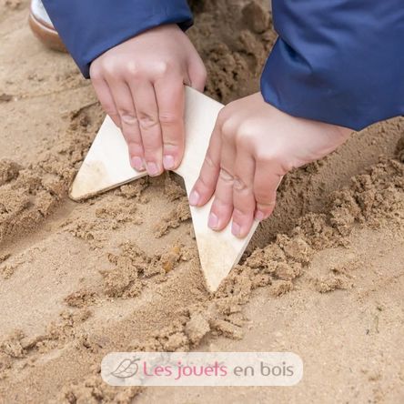 5 peignes à sable en bois SP-SAND-COMBS Speelbelovend 4