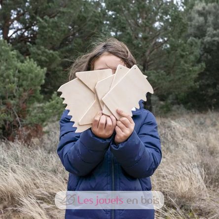 5 peignes à sable en bois SP-SAND-COMBS Speelbelovend 3