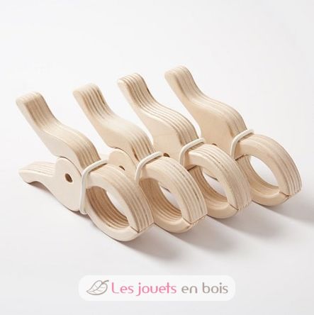 4 pinces géantes en bois SP-GIANT-PLAY-CLIPS Speelbelovend 2