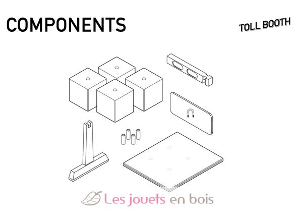 Cabine de péage - Toll Booth C-STAC4TB1 Candylab Toys 3