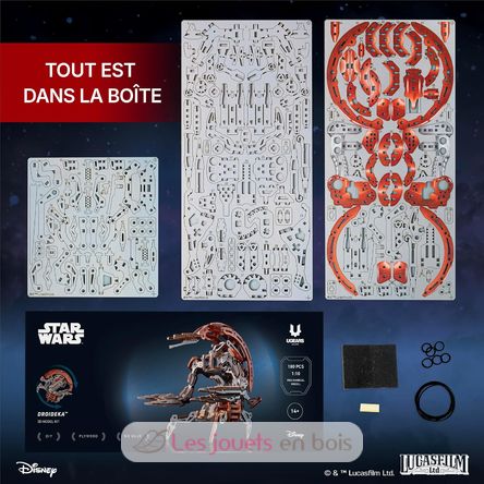 Puzzle 3D Droideka Star Wars U70275 Ugears 10