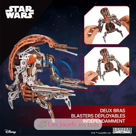 Puzzle 3D Droideka Star Wars U70275 Ugears 4