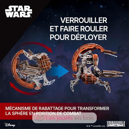 Puzzle 3D Droideka Star Wars U70275 Ugears 5