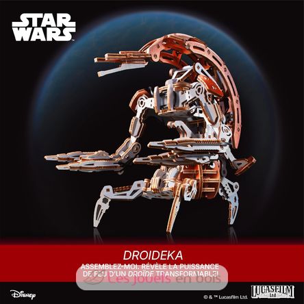 Puzzle 3D Droideka Star Wars U70275 Ugears 6