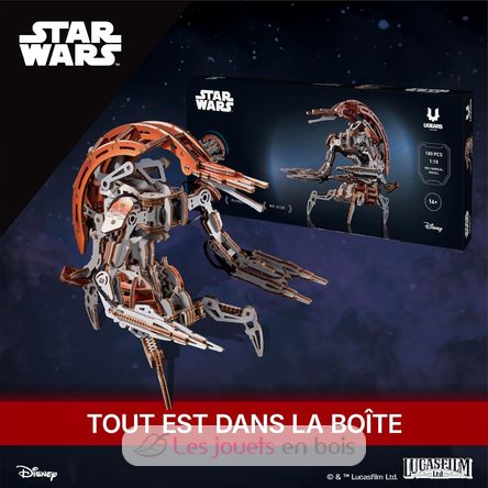 Puzzle 3D Droideka Star Wars U70275 Ugears 9