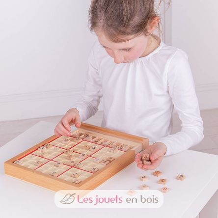 Sudoku en bois BJ084 Bigjigs Toys 2