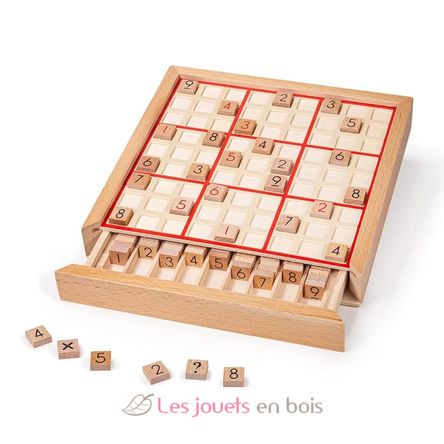 Sudoku en bois BJ084 Bigjigs Toys 1