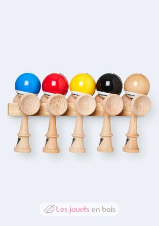 Support Kendama John Cliff en hévéa KROM-CF-R KROM Kendama 5