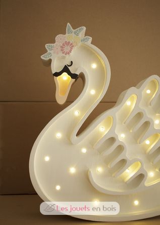 Lampe Veilleuse Cygne Blanc LL050-001 Little Lights 2