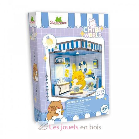 Mini scène à créer Chibi Box Capybara SYCREA094 Sycomore 1