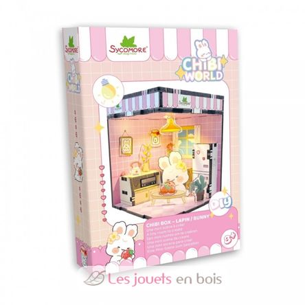Mini scène à créer Chibi Box Lapin SYCREA089 Sycomore 1