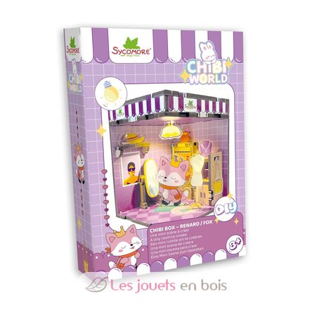 Mini scène à créer Chibi Box Renard SYCREA092 Sycomore 1