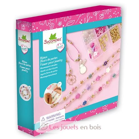 Kit créatif Bijoux fleurs de perles SYCRE1107 Sycomore 1