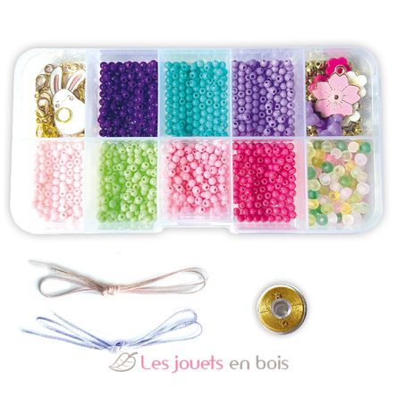 Kit créatif Bijoux fleurs de perles SYCRE1107 Sycomore 2